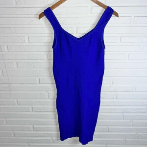 Bebe Blue Y2K Bodycon Mini Dress, Women’s Size Medium/Large